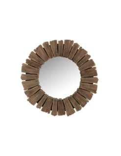 Miroir Vacances Bois Naturel Grand