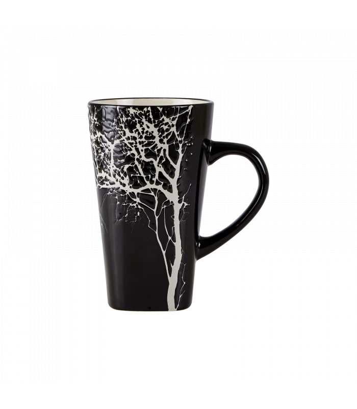 Mug XXL 0,50l Noir Motif Arbre 1 Mug XXL 0,50l Noir Motif Arbre