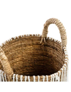 Panier Macramé Droit - Naturel Blanc - S 13 Panier Macramé Droit - Naturel Blanc - S -Magasin De Meubles De Qualité panier macrame droit naturel blanc s 5