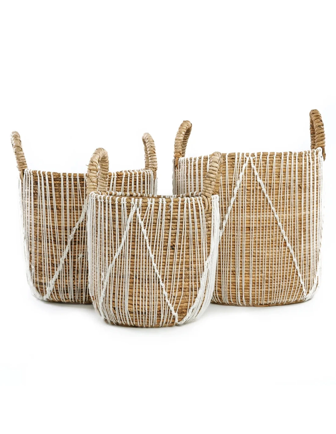 Panier Macramé Droit - Naturel Blanc - S 8 Panier Macramé Droit - Naturel Blanc - S – Image 8
