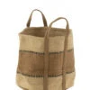 Panier Rond Avec Anses Jute