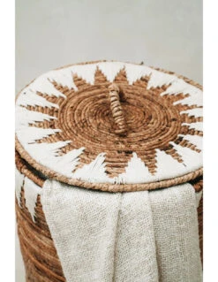 Paniers à Linge En Banane Cousue - L -Magasin De Meubles De Qualité paniers a linge en banane cousue l 2