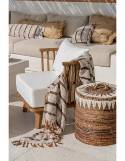 Paniers à Linge En Banane Cousue - L -Magasin De Meubles De Qualité paniers a linge en banane cousue l 4