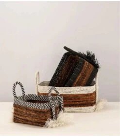 Paniers Raffo Rectangulaires - Set De 3