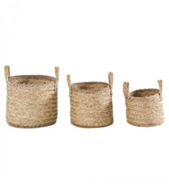 Paniers Ronds Anses Letto - Set De 3