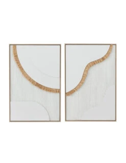 Peindre La Toile De Paille Blanche Assortie De 2