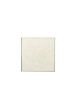 Peinture Coquille Acrylique/Toile Blanche