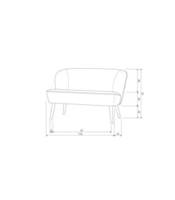 Petit Canapé 2 Places Sara Teddy Off White -Magasin De Meubles De Qualité petit canape 2 places sara teddy off white 2