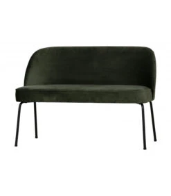 Banquette De Table 2 Places Vogue Velours Vert Onyx -Magasin De Meubles De Qualité petit canape 2 places vogue onyx 2