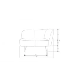 Petit Canapé Sara Lounge Droite Velours Kaki -Magasin De Meubles De Qualité petit canape sara lounge droite velours kaki 9