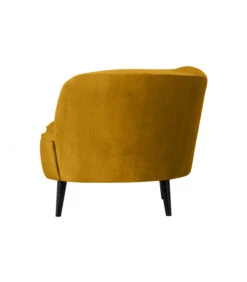 Petit Canapé Sara Lounge Droite Velours Moutarde -Magasin De Meubles De Qualité petit canape sara lounge droite velours moutarde 3