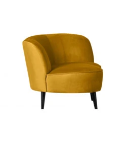 Petit Canapé Sara Lounge Droite Velours Moutarde -Magasin De Meubles De Qualité petit canape sara lounge droite velours moutarde 5