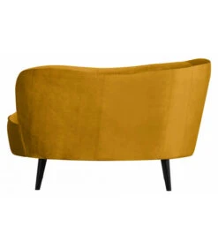 Petit Canapé Sara Lounge Gauche Velours Moutarde -Magasin De Meubles De Qualité petit canape sara lounge gauche velours moutarde 3
