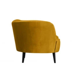 Petit Canapé Sara Lounge Gauche Velours Moutarde -Magasin De Meubles De Qualité petit canape sara lounge gauche velours moutarde 4
