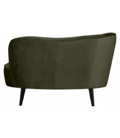 Petit Canapé Sara Lounge Gauche Velours Vert Chaud -Magasin De Meubles De Qualité petit canape sara lounge gauche velours vert chaud 3