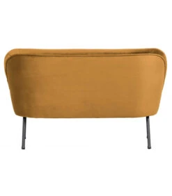 Petit Canapé Vogue Velours Moutarde -Magasin De Meubles De Qualité petit canape vogue velours moutarde 2