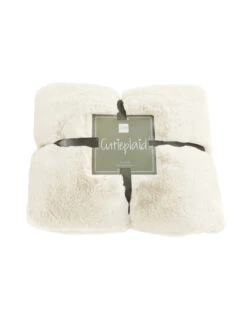 Plaid Cutie Polyester Blanc -Magasin De Meubles De Qualité plaid cutie polyester blancj line 4