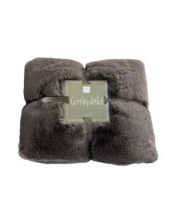 Plaid Cutie Polyester Gris Foncé 9 Plaid Cutie Polyester Gris Foncé -Magasin De Meubles De Qualité plaid cutie polyester gris foncej line 4