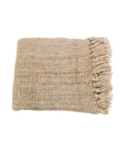 Plaid S'il Vous Plaid - Beige -Magasin De Meubles De Qualité plaid s il vous plaid beige 6