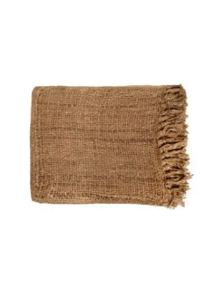 Plaid S'il Vous Plaid - Brun -Magasin De Meubles De Qualité plaid s il vous plaid brun 4