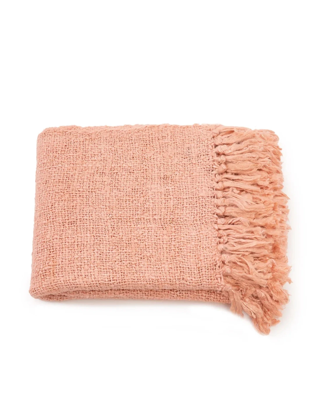 Plaid S'il Vous Plaid -Rose Saumon 4 Plaid S'il Vous Plaid -Rose Saumon – Image 4