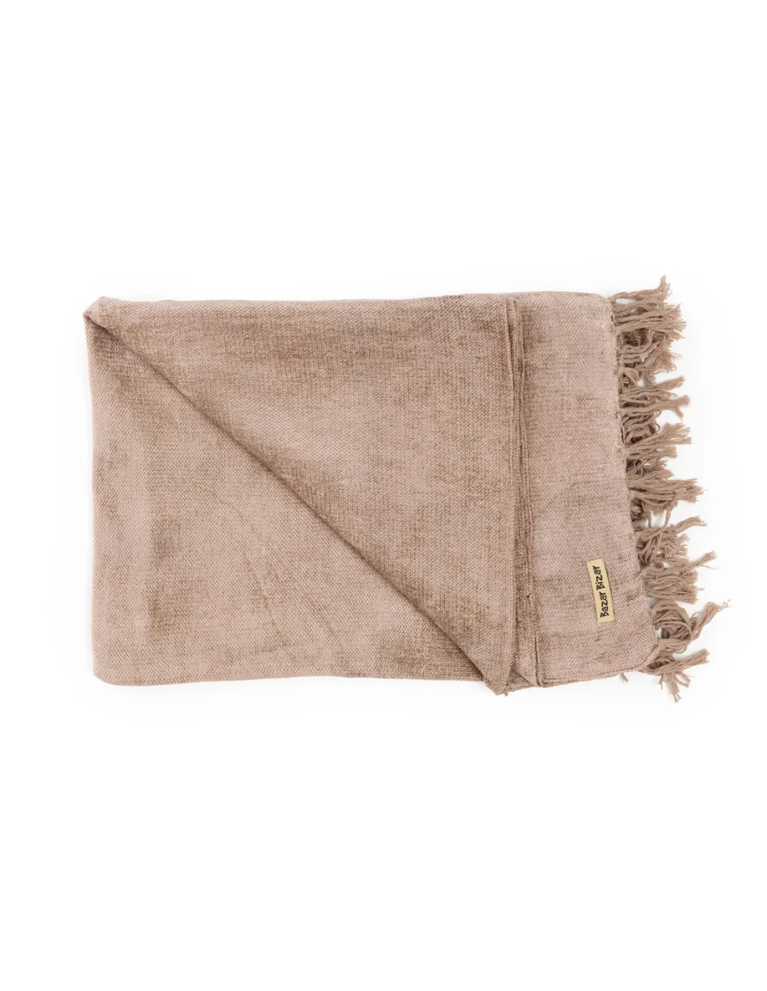 Plaid S'il Vous Plaid Velours - Beton Velvet 1 Plaid S'il Vous Plaid Velours - Beton Velvet