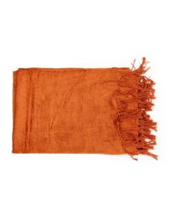 Plaid S'il Vous Plaid - Velours Rouille 17 Plaid S'il Vous Plaid - Velours Rouille -Magasin De Meubles De Qualité plaid s il vous plaid velours rouille 8