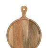 Planche à Découper Avec Poignée Ronde En Bois De Manguier Naturel