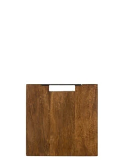 Planche à Découper Carrée En Bois De Manguier Brun Petit