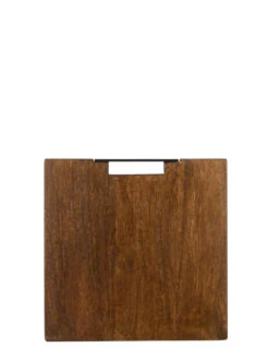 Planche à Découper Carrée En Bois De Manguier Marron, Grande
