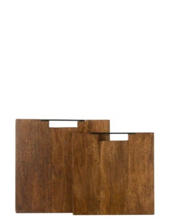 Planche à Découper Carrée En Bois De Manguier Marron, Grande -Magasin De Meubles De Qualité planche a decouper carree en bois de manguier marron grande 4