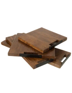 Planche à Découper Longue En Bois De Manguier Marron, Grande -Magasin De Meubles De Qualité planche a decouper longue en bois de manguier marron grande 6