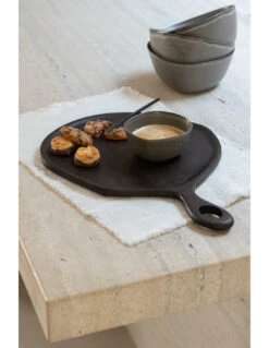 Plateau En Bois De Manguier Wengé Petit -Magasin De Meubles De Qualité plateau en bois de manguier wenge petit 2