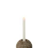 Porte-bougie Antique Rond En Ciment Petit