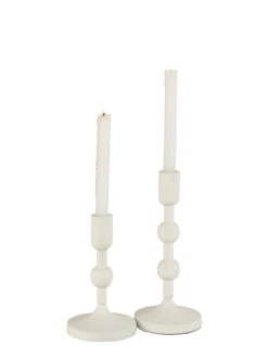 Porte-bougie Boules Aluminium Blanc Grand -Magasin De Meubles De Qualité porte bougie boules aluminium blanc grandj line 3