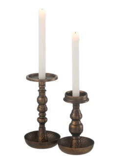 Porte-bougie En Métal Brun Jere -Magasin De Meubles De Qualité porte bougie en metal brun jerej line 3