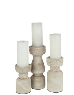 Porte-bougie En Terre Cuite Beige De Grande Taille -Magasin De Meubles De Qualité porte bougie en terre cuite beige de grande taillej line 4