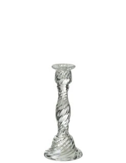 Porte-bougie En Verre Transparent Nono Grand