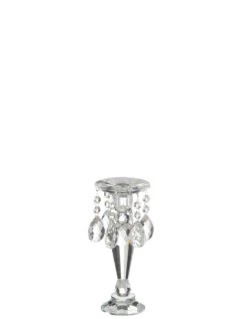 Porte-bougie Louise En Cristal Transparent Petit