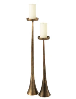 Porte-bougie Luky En Aluminium Bronze Grand -Magasin De Meubles De Qualité porte bougie luky en aluminium bronze grandj line 3