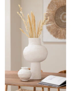 Poterie En Papier Mâché Blanc 5 Poterie En Papier Mâché Blanc -Magasin De Meubles De Qualité poterie en papier mache blancj line 2