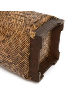 Poubelle De Salle De Bain - Marron Naturel -Magasin De Meubles De Qualité poubelle de salle de bain marron naturel 5