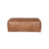 Pouf Large Rodéo Cuir Recyclé Cognac