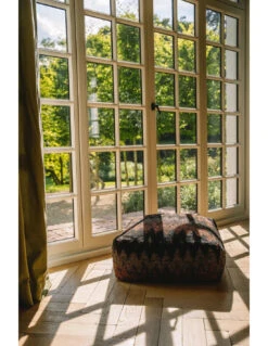 Pouf Oh My Gee - Noir Orange -Magasin De Meubles De Qualité pouf oh my gee noir orange 3