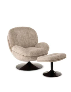 Repose Pied Memento Chiné Beige -Magasin De Meubles De Qualité repose pied memento chine beige 3