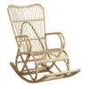 Rocking Chair En Rotin Manau Naturel