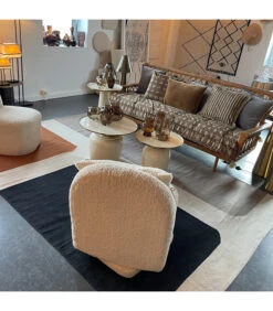 Sellette DODU Métal écru -Magasin De Meubles De Qualité sellette dodu metal ecru 3