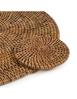 Set De Table Colonial - Marron Naturel 13 Set De Table Colonial - Marron Naturel -Magasin De Meubles De Qualité set de table colonial marron naturel 6