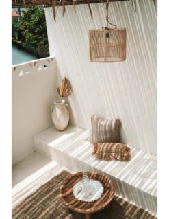 Set De Table Coquillage Et Herbe De Mer - Blanc -Magasin De Meubles De Qualité set de table coquillage et herbe de mer blanc 2