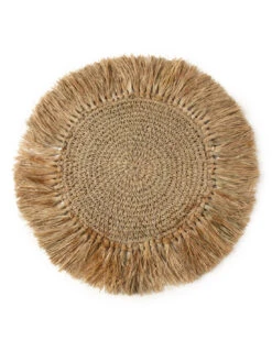 Set De Table Crochet Raffia- Naturel